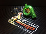 Electronic Spinning Turbo key Ring Chain with LED & Sound Chrome Green JDM Gift