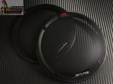 Alpine Genuine Type R 6.5 inch Speaker Grills Pair R-S65C.2 R-S65.2 Grills Only