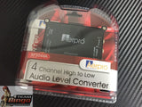 Aerpro AP3044A 4 Channel Line Level Output Converter Factory Speaker to RCA out