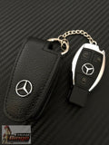 Mercedes Benz & AMG Perfect Fit Leather Key Case Key Fob Holder AUD Stock 🇦🇺