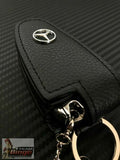 Mercedes Benz & AMG Perfect Fit Leather Key Case Key Fob Holder AUD Stock 🇦🇺