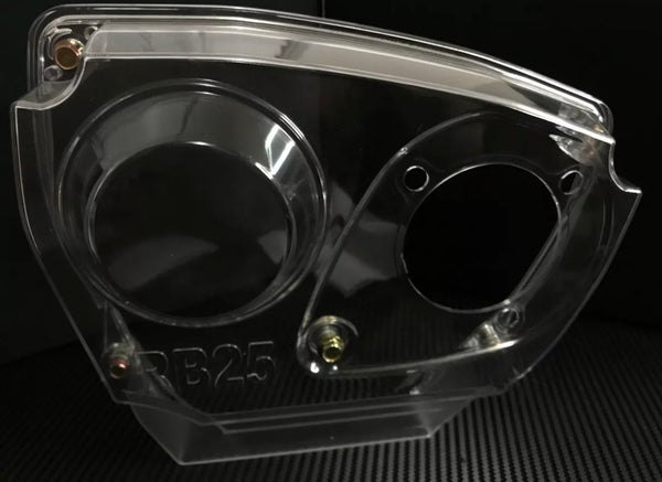 Clear Cam Gear Pulley Timing Belt Cover For Nissan Skyline R32 R33 GTS