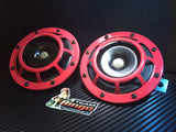 HELLA Super-Tone Horn Set Style ( Red Grill )