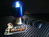 Titanium Burnt GEAR SHIFT KNOB Universal 8,10,12mm Fittings