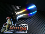 Titanium Burnt GEAR SHIFT KNOB Universal 8,10,12mm Fittings
