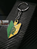 JDM Leaf Metal Car Keyring Key Chains Key Rings Wakaba Leaf Drift
