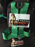 BRIDE Harness Canvas Back Pack School Gym JDM Bag Harness Green straps