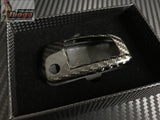 AUDI Real Carbon Fiber Key Cover Case RS3 RS4 RS5 RS6 A4 S3 S4 ( 3 Button )
