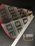 Bride Universal Gear Shifter Boot Grey Gradation & Red with Red Stitch