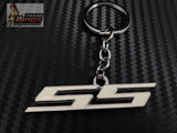 Holden / Camaro Polished SS LOGO Key Rings Black, Red & White