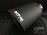 AKRAPOVIC Genuine Carbon Fibre Exhaust Tips Various sizes