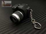 DSLR Camera Key Ring With LED Flash & 3 Burst Sound Green, Black & Grey
