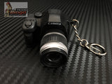 DSLR Camera Key Ring With LED Flash & 3 Burst Sound Green, Black & Grey