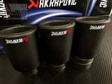 AKRAPOVIC Genuine Carbon Fibre Exhaust Tips Various sizes