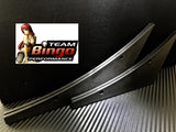 Universal Front Bumper Canards / Lip Splitter Fins Body Spoiler Canards set of 4
