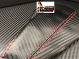 Universal Gear Shifter Boot Black Red Stitch Leather, Suede or Carbon Fiber