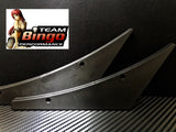 Universal Front Bumper Canards / Lip Splitter Fins Body Spoiler Canards set of 4