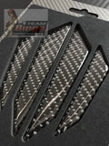 Carbon Fiber Car Door Seal Door Edge Protectors Set of 4