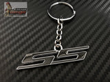 Holden / Camaro Polished SS LOGO Key Rings Black, Red & White