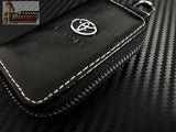 High Quality Toyota Leather Key Fob Case Key Chain FT86 BRZ Prado