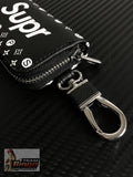 SUPREME ( SUPR ) Key Ring Key Fob Case Black or Red