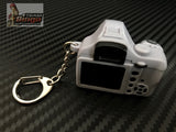 DSLR Camera Key Ring With LED Flash & 3 Burst Sound Green, Black & Grey