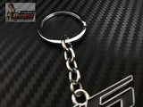 Holden / Camaro Polished SS LOGO Key Rings Black, Red & White