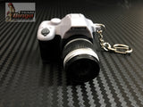DSLR Camera Key Ring With LED Flash & 3 Burst Sound Green, Black & Grey