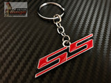 Holden / Camaro Polished SS LOGO Key Rings Black, Red & White