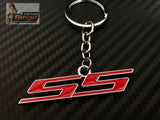 Holden / Camaro Polished SS LOGO Key Rings Black, Red & White