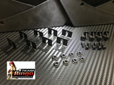Universal Front Bumper Canards / Lip Splitter Fins Body Spoiler Canards set of 4