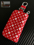 SUPREME ( SUPR ) Key Ring Key Fob Case Black or Red