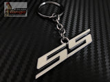 Holden / Camaro Polished SS LOGO Key Rings Black, Red & White